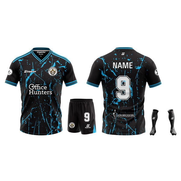 Harefield Legion FC Black Match Kit