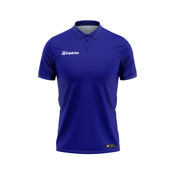 cricket polo - royal blue