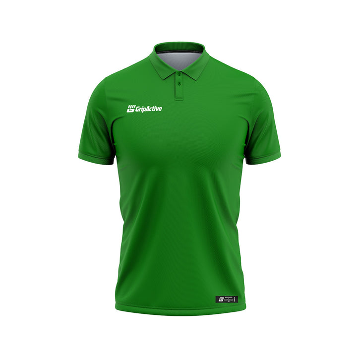 cricket polo - green